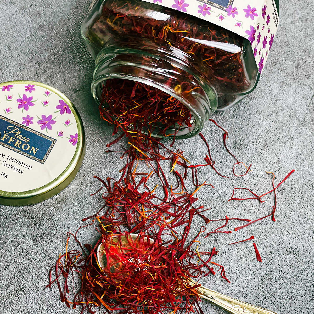 Full Thread Greek Saffron 14 Gram Jar Jarasim
